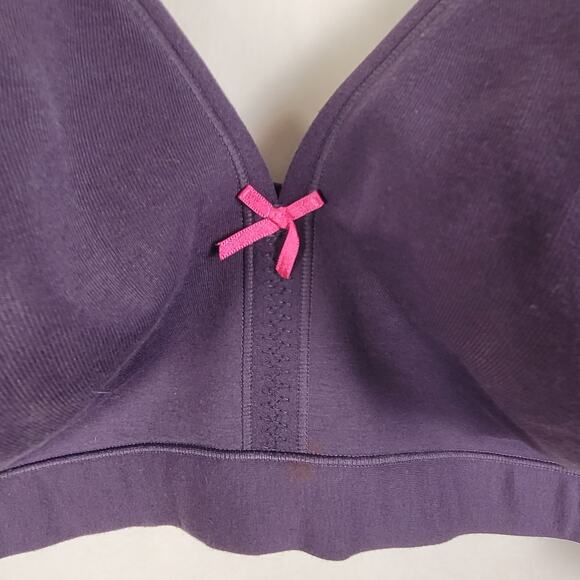 New Cacique purple unlined full coverage no wire bra size 52C - Picture 4 of 7